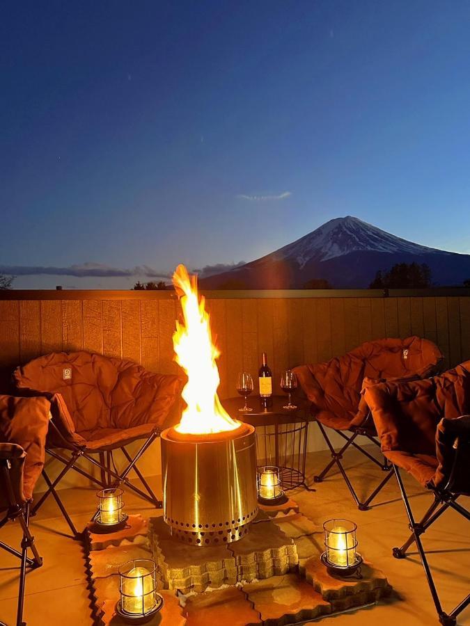 ヴィラ山間堂premier Garden Villa Bbq Bonfire Fuji View Annovillas Sankando Fujikawaguchiko Bagian luar foto